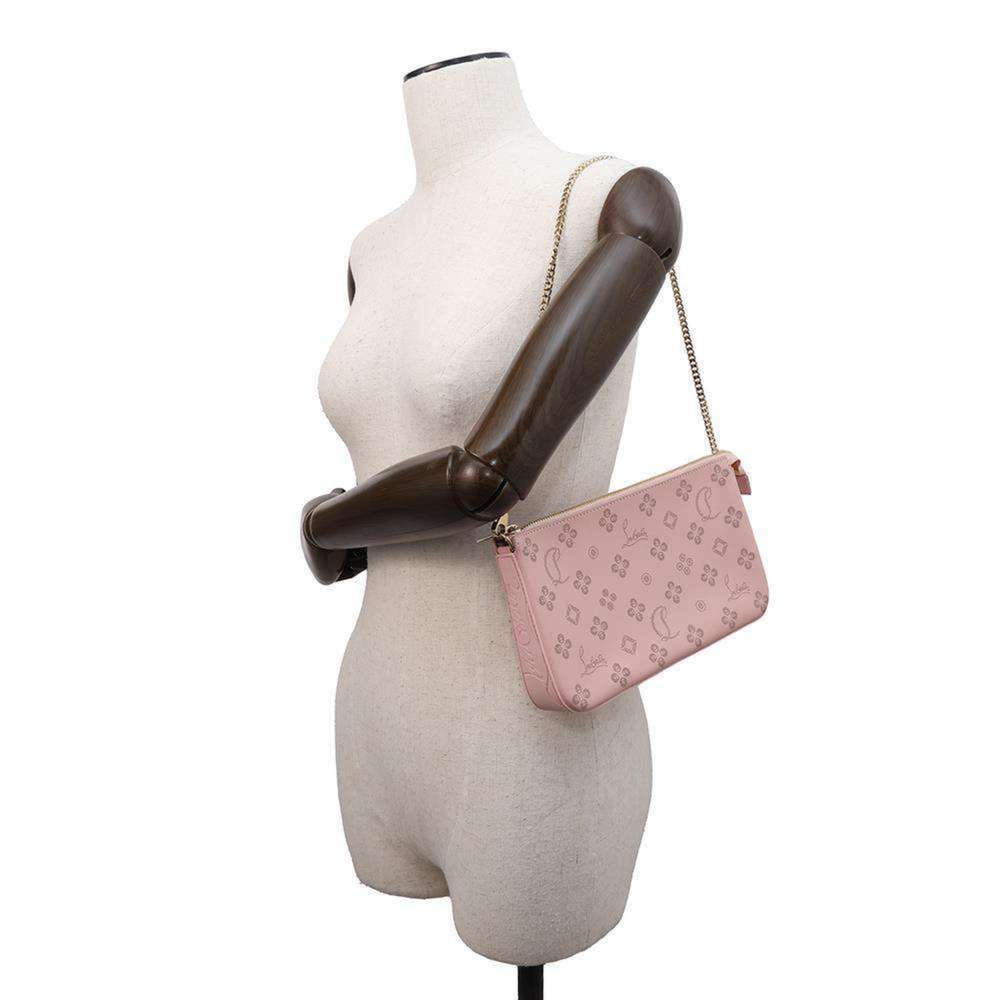 CHRISTIAN LOUBOUTIN Clutch Bag Rubira Zip-up Leather 3225038 2way Chain Shoulder - Picture 4 of 14